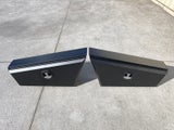 Pair of Black Aluminium Under Tray Underboay Ute Truck Tool Box 950 x 200x 440