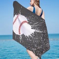Microfiber Beach Towel Super Lightweight Colorful Bath Towel Sandproof Beac