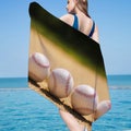 Microfiber Beach Towel Super Lightweight Colorful Bath Towel Sandproof Beac