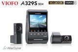 VIOFO® A329S ~ 3CH Dashcam, 4K+2K+2K HDR (Front, Rear, & Interior Cameras)