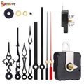 3 Pairs High Torque Long Shaft Wall Clock Movement Mechanism Hands Quartz C