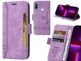 Xiaomi Mi A2 Case Alcantara 4 Cards Wallet Case