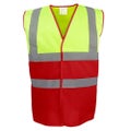 Yoko Unisex Adult Two Tone Hi-Vis Vest