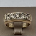 10ct Yellow Gold Five Stone Diamond Ring ~ $2,800!