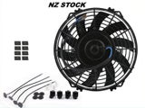 12V Pull / Push Radiator Fan 9" with Mounting Kit