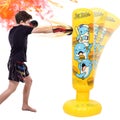 Kids Punching Bag ! Kids Inflatable Punching Bag, Tumbler Boxing Column wit