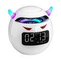 Bluetooth Speaker Desktop Audio Bedside Alarm Clock Subwoofer Mini Speaker,