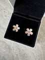 925 Sterling silver cherry blossom flower stud earrings