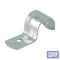 Half Stainless Steel Saddle Clip - 25mm