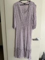 Repertoire lilac floral tiered midi dress Sz 16