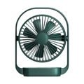 Desktop Fan Silent Office Desktop Night Light Fan Rechargeable USB Portable