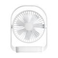 Desktop Fan Silent Office Desktop Night Light Fan Rechargeable USB Portable
