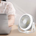 Mini Fan Outdoor Portable Desktop Fan With Night Light High Wind Silent Cha