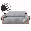 Couch Cover For Oversized Sofa, Reversible Quilted Slipcover, Durable Tear