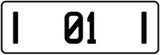 I 01 I personalised plate, "one of a kind for that special some one"