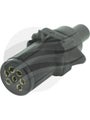Utilux 7 Pin Small Round Trailer Plug Plastic Common Tas Qld Nsw & Wa
