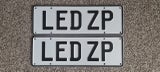 Personalised Plate - LED ZP