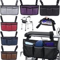 Outdoor Wheelchair Side Pouch Storage Bag Armrest Pocket Organizer Holder