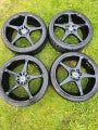 Kosei Aftermarket Alloy Wheels – 18x7JJ – Multi 5 Stud – Set of 4 Set of Kosei a