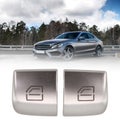 OEM Window Switch Repair Cap for C300 C63 C350 GLC300 C Class Silvery 2pcs