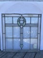Vintage Leadlight / Stained Glass Panels - set from same area