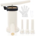 Manual Sausage Stuffer Machine with 4 Stuffing Tubes Vertical Sausage Stuff