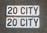 19 CITY Personalised Plates: