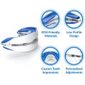 1X Anti Snore Mouthpiece Stop Snoring Grinding Mouth Guard Adjustable Sleep Aid