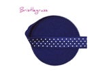 BRISTLEGRASS 2 5 10 Yard Star Dot Print FOE Fold Over Elastic 5/8" 15mm Spandex