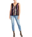 Rachel Roy Womens Sequins Stripe Cami Tank Top, NWT
