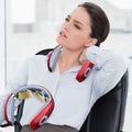Cervical Vertebra Massage Instrument Portable Intelligent Neck Massage Neck E