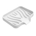 Self Draining Soap Dishes, 1 Pcs Plastic Soap Saver, Waterfall Drainer Soap H