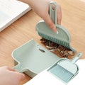 Plastic Mini Besom and Dustpan Mini Cleaning Brush with Dustpan Set Desktop