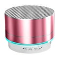 Portable Wireless Bluetooth Speaker with Colorful Breathing Night Lights, 3W