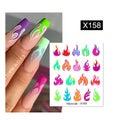 Geometrics Water Decals Stickers Nail Art Decoration - X158