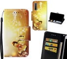 Oppo Find X2 Lite Case wallet fine leather case printed
