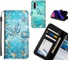 Huawei P30 PRO Case Leather Wallet Case 3D Pattern Printed