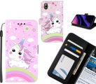 Huawei Y5 2019 case leather wallet case printed ID