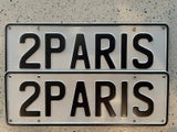 Oh là là! Paris Personalised Number Plates 2PARIS