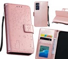 Samsung Galaxy M54 Case Embossed Wallet Leather Case