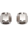 Russell Fitting Tube Nut 8 AN 1/2 in Tube Aluminum Nickel Anodize Pair