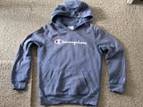 Champion Boys hoodie top in blue preloved size 12