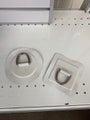 D ring with gluing pad – small