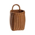 Plastic Woven Wall Hanging Storage Basket - Home & Kitchen Organizer, Eco-Fri