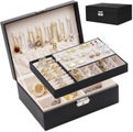 Jewelry Box Organizer for Women Girls, Large Jewelry Organizers and Storage,