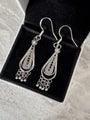 925 Sterling silver filigree earrings