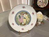 Vintage Royal Doulton Valentines plate embossed wall hanging