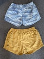 Kathmandu EVRY-Day Shorts Bundle x2 - Blue & Mustard Gold