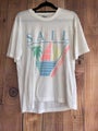 Vintage SAIL New Zealand Single stitched White T shirt By TREE - Medium