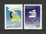 Sth Korea - 1987 Telephone Network Set (2) - UHM - 1795/6